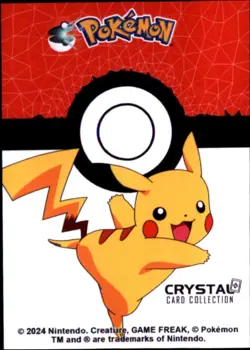 Pokemon Crystal Card Collection Set #092 Gastly Cracked Ice Holo Foil - Image 2