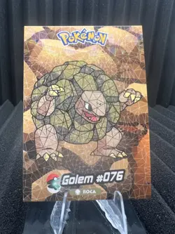 Golem #76 - Cracked Ice Holo - Crystal Collection 2024 - Pokemon Card - Image 1