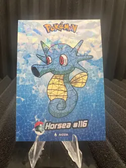 Horsea #116 - Cracked Ice Holo - Crystal Collection 2024 - Pokemon Card - Image 1