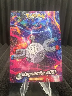 Magnemite #81 - Cracked Ice Holo - Crystal Collection 2024 - Pokemon Card - Image 1