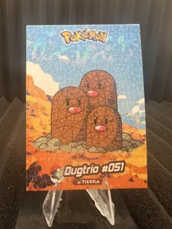 Dugtrio #51 - Cracked Ice Holo - Crystal Collection 2024 - Pokemon Card - Image 1
