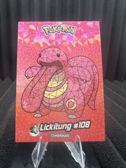 Lickitung #108 - Cracked Ice Holo - Crystal Collection 2024 - Pokemon Card - Image 1