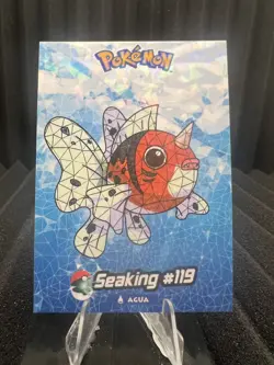 Seaking #119 - Cracked Ice Holo - Crystal Collection 2024 - Pokemon Card - Image 1