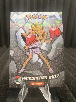 Hitmonchan #107 - Cracked Ice Holo - Crystal Collection 2024 - Pokemon Card - Image 1