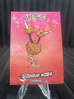 Doduo #84 - Cracked Ice Holo - Crystal Collection 2024 - Pokemon Card - Image 1
