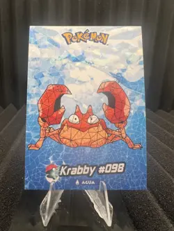 Krabby #98 - Cracked Ice Holo - Crystal Collection 2024 - Pokemon Card - Image 1