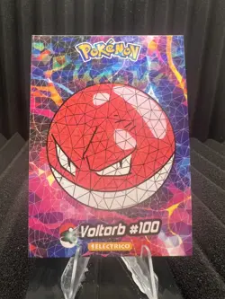 Voltorb #100 - Cracked Ice Holo - Crystal Collection 2024 - Pokemon Card - Image 1