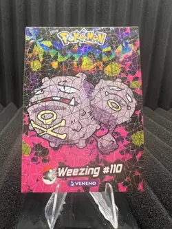 Weezing #110 - Cracked Ice Holo - Crystal Collection 2024 - Pokemon Card - Image 1