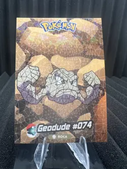 Geodude #74 - Cracked Ice Holo - Crystal Collection 2024 - Pokemon Card - Image 1