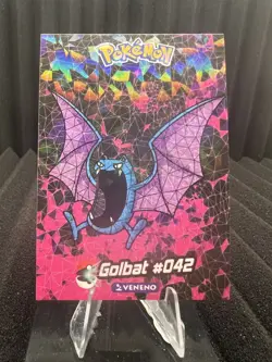 Golbat #42 - Cracked Ice Holo - Crystal Collection 2024 - Pokemon Card - Image 1