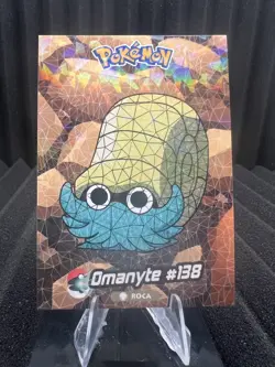 Omanyte #138 - Cracked Ice Holo - Crystal Collection 2024 - Pokemon Card - Image 1