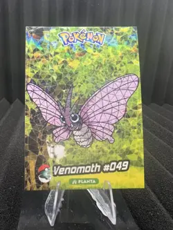 Venomoth #49 - Cracked Ice Holo - Crystal Collection 2024 - Pokemon Card - Image 1