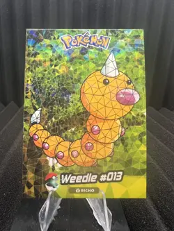 Weedle #13 - Cracked Ice Holo - Crystal Collection 2024 - Pokemon Card - Image 1