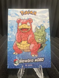 Slowbro #80 - Cracked Ice Holo - Crystal Collection 2024 - Pokemon Card - Image 1