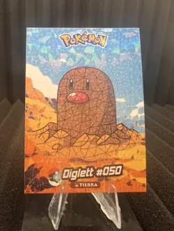 Diglett #50 - Cracked Ice Holo - Crystal Collection 2024 - Pokemon Card - Image 1