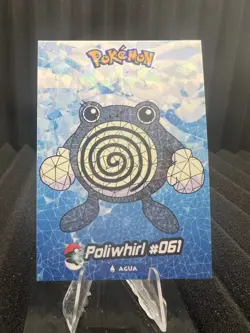 Poliwhirl #61 - Cracked Ice Holo - Crystal Collection 2024 - Pokemon Card - Image 1