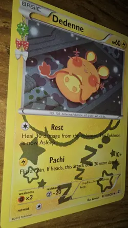 Dedenne RC10/RC32 Generations Radiant Collection Pokemon Card - Image 3