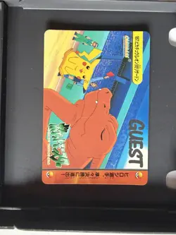 244 Charizard Pikachu Carddass Anime Collection 1999 Pokemon Card Japanese - Image 1