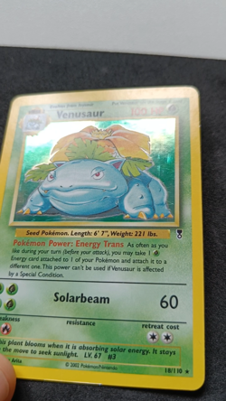 Pokemon TCG Venusaur 18/110 Legendary Collection Holo Rare Card Vintage WOTC LP - Image 2