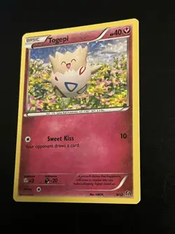 Togepi 9/12 McDonalds 2016 Collection Promo Card Holo - LP/MP - Pokemon TCG - Image 4