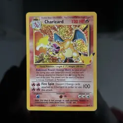 Charizard 4/102 Celebrations Classic Collection Holo Pokemon Card NM 25th - Image 1