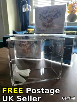 Pokemon Elite Trainer Box ETB 8mm Acrylic Magnetic Display Storage Case GemFoil - Image 1