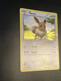 Eevee 12/12 2015 - 2016 Collection McDonalds Promo Card LP/MP - Pokemon TCG - Image 4