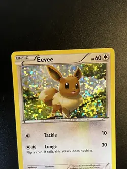 Eevee 12/12 2015 - 2016 Collection McDonalds Promo Card LP/MP - Pokemon TCG - Image 5