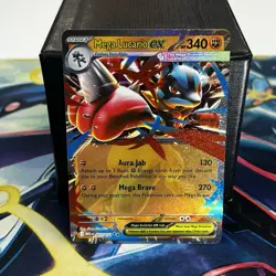 2025 Pokemon Mega Evolution Mega Lucario ex 077/132 Near Mint English - Image 1
