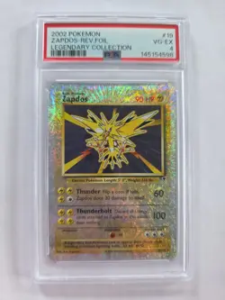 Pokemon TCG Zapdos reverse Holo Rare Card Legendary Collection 19/110 - Image 1