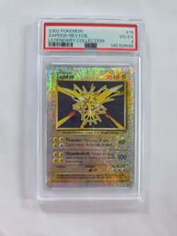 Pokemon TCG Zapdos reverse Holo Rare Card Legendary Collection 19/110 - Image 5