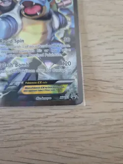 Blastoise EX XY122 Generations Red & Blue Collection Promo Pokemon Card MP - Image 4
