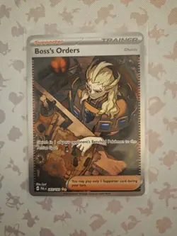 Pokemon TCG Boss's Orders Special Illustration Rare Paldea Evolved Card 265/193 - Image 1