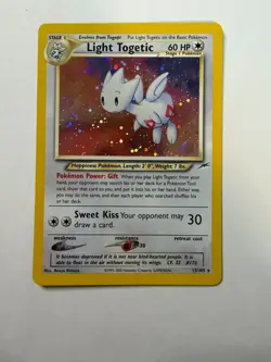 Pokemon TCG - Light Togetic 15/105 Neo Destiny Unlimited - Holo Rare - 2000 - Image 1