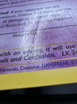 Hypno 23/62 Fossil Unlimited Non-Holo Rare Pokemon TCG 1999 HP - Image 3