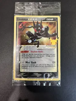 2 x Pokemon TCG Greninja Gold Star SWSH144 Celebrations Black Star SEALED PROMO - Image 2