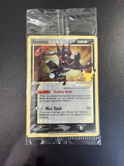 2 x Pokemon TCG Greninja Gold Star SWSH144 Celebrations Black Star SEALED PROMO - Image 4