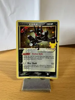 Pokemon TCG Greninja Gold Star SWSH144 - Celebrations Black Star Promo - Image 1