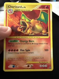 Pokemon 2008 Diamond Pearl Charizard Holo Stormfront Card 103/100 MP - Image 3