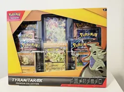 Tyranitar Ex Premium Collection Box Pokemon Sealed TCG With Promo & Card Display - Image 1