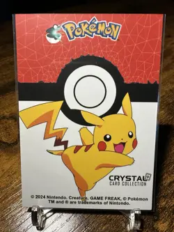 2024 Pokemon Peru Crystal Card Collection #058 Growlithe Cracked Ice - Image 4