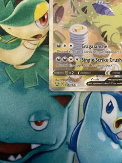 2021 Pokemon SWSH Battle Styles Tyranitar V Alt Art 155/163 🔥 - Image 4