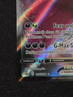 Pokemon TCG - Gengar VMAX 157/264 Swsh08 Fusion Strike Ultra Rare Holo NM - Image 4