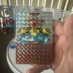 POKEMON CARDDASS BULBASAUR venusaur Red Holo Monster Collection 3 Bandai 1996 EX - Image 1