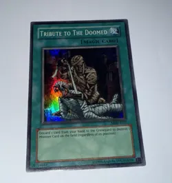 Yugioh Tribute to the Doomed MRD-E057 Super Rare Unl (P) - Image 1