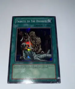 Yugioh Tribute to the Doomed MRD-E057 Super Rare Unl (P) - Image 3