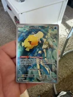 Pokemon TCG Misty's Psyduck Destined Rivals IR 193/182 Pack Fresh Mint/NM - Image 1