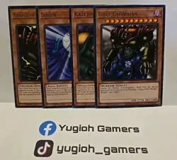 YUGIOH GATE GUARDIAN SET RARE LIGHT PLAYED - Image 1