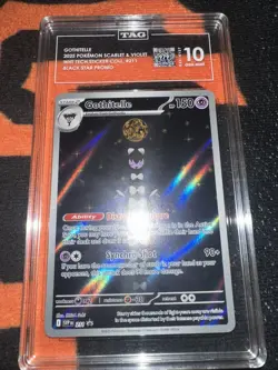 Gothitelle SVP 211 Pokemon TCG Black Bolt & White Flare Black Star Promo TAG 10 - Image 1