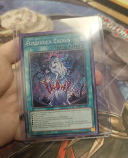 Konami Yu-Gi-Oh! TCG Forbidden Crown BPRO-EN067 Secret Rare Foil 1st Ed - Image 1